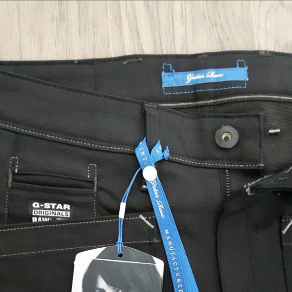 G-Star Raw Jeans Women Low Loose Tapered Fit Size 28 Length 32 Wax Denim - Picture 7 of 16